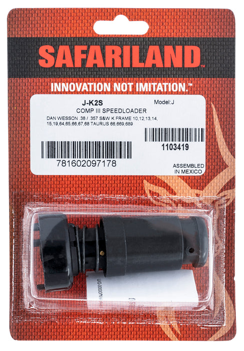 Safariland JK2S Comp III  Speedloader 38 Special/357 Mag 6rd Dan Wesson/S&W