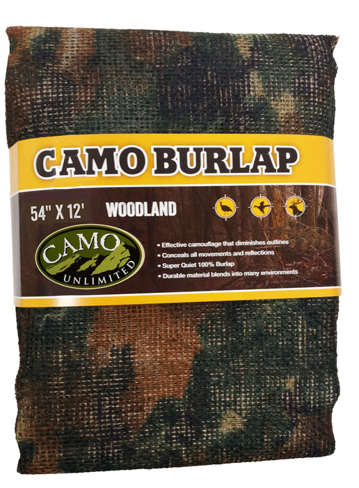 Camo Systems 9540 Burlap  Woodland 54" H x 12" L