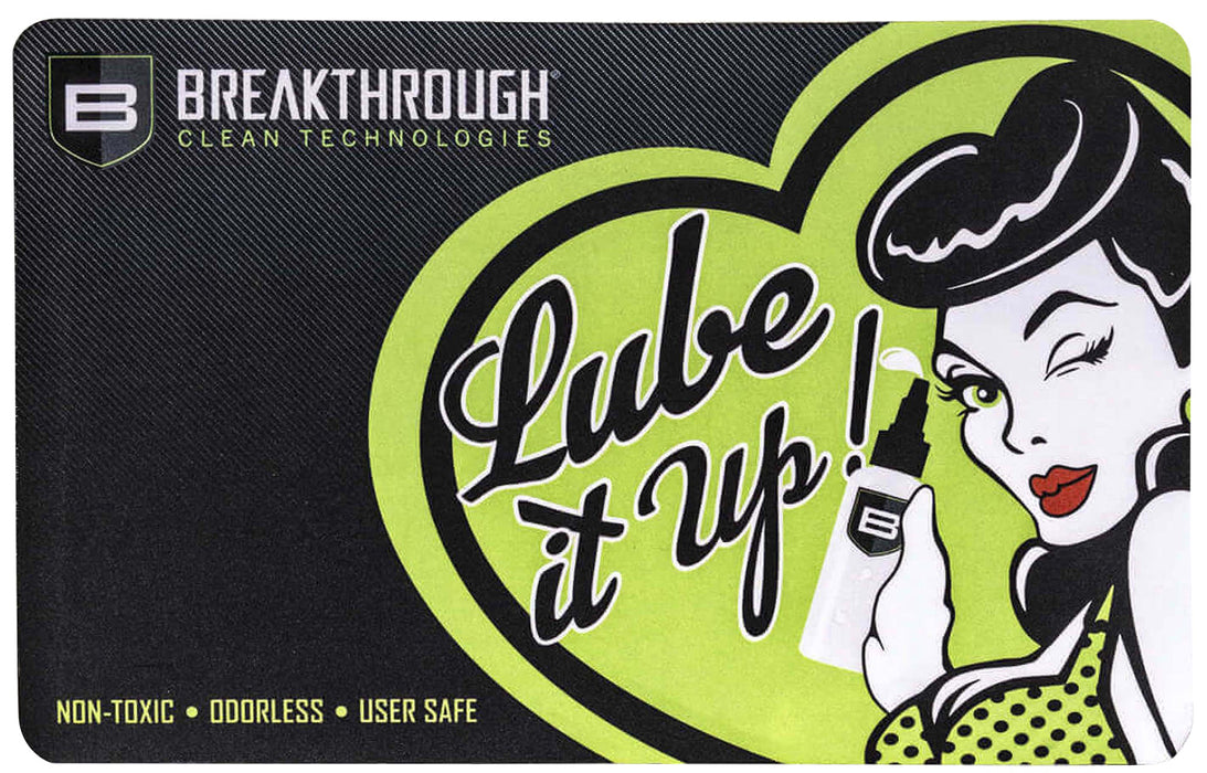 Breakthrough Clean BTRGMP Pistol  Cleaning Mat Neoprene/Polyester 17" Long Breakthrough Cleaning Products Illustration