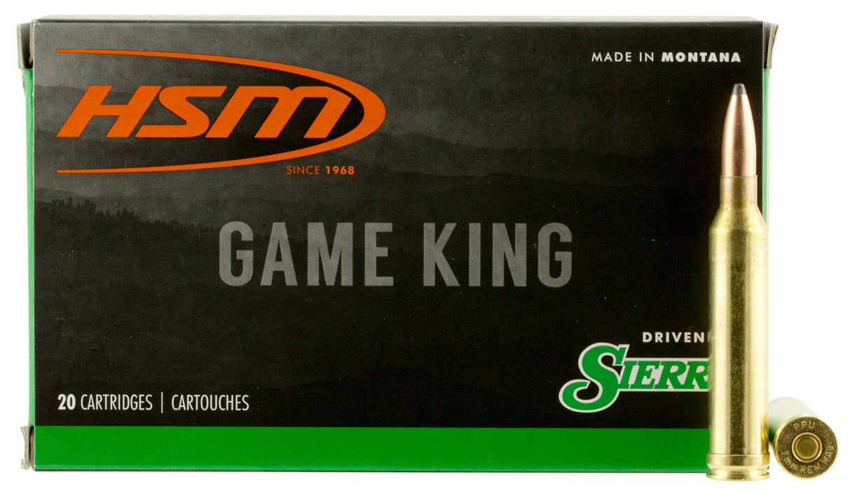 HSM 7MMMAG23N Game King  7mm Rem Mag 175 gr Sierra GameKing Spitzer Boat-Tail (SGSBT) 20 Bx/20 Cs