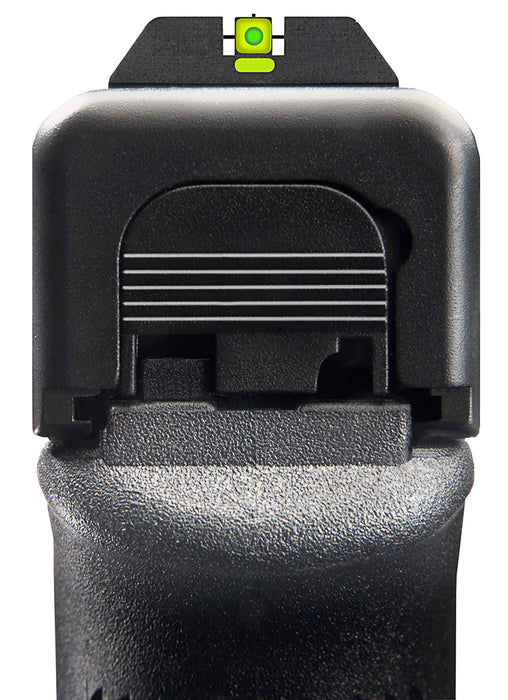 AmeriGlo GL614 CAP Sight Set for Glock  Black | Green Tritium with Lumigreen Outline Front Sight with Black LumiGreen Rear Sight