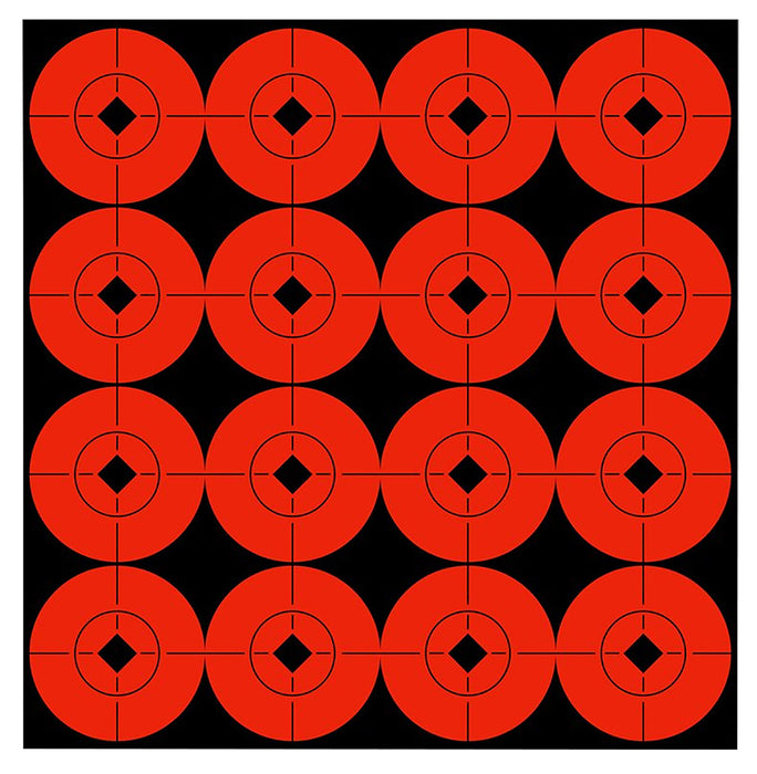 Birchwood Casey 33904 Target Spots  Self-Adhesive Paper Black/Orange 1.5" Bullseye 160 Targets