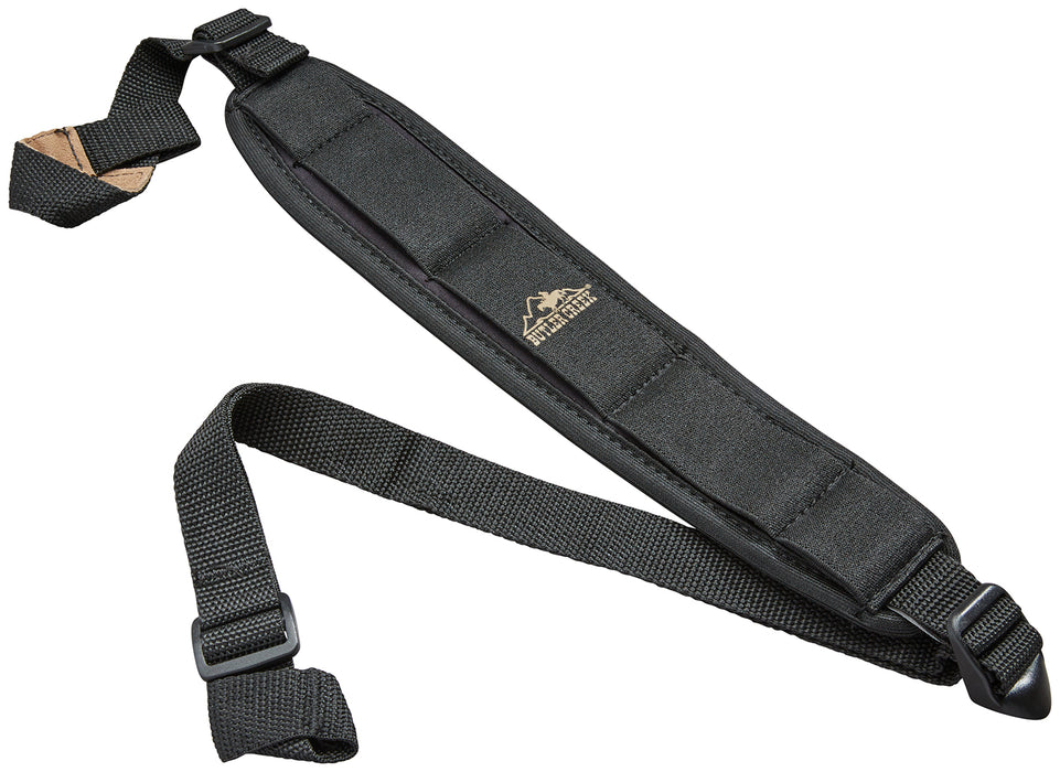 Butler Creek 80023 Comfort Stretch Shotgun Sling Black Neoprene w/Non-Slip Grippers 2.50" Wide Adjustable Design