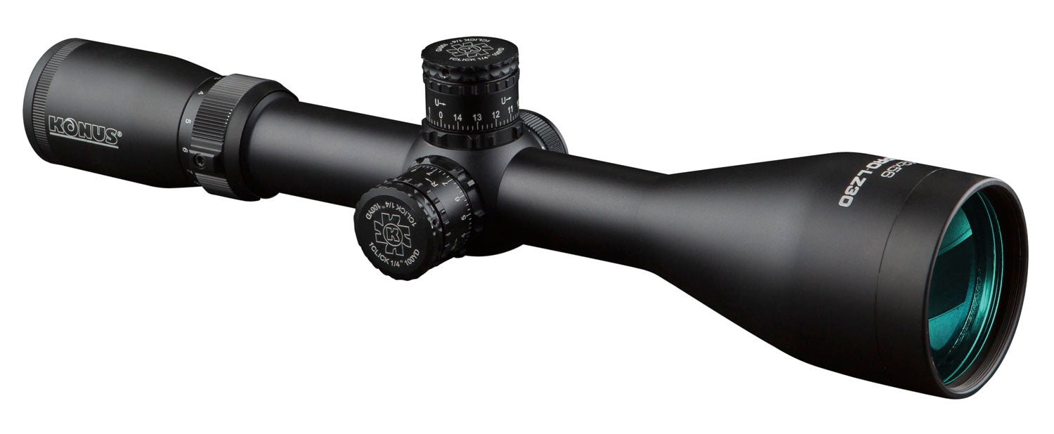 Konus 7181 KonusPro LZ-30 Matte Black 3-12x56mm 30mm Tube Dual Illuminated  Engraved 30/30 Crosshair Reticle