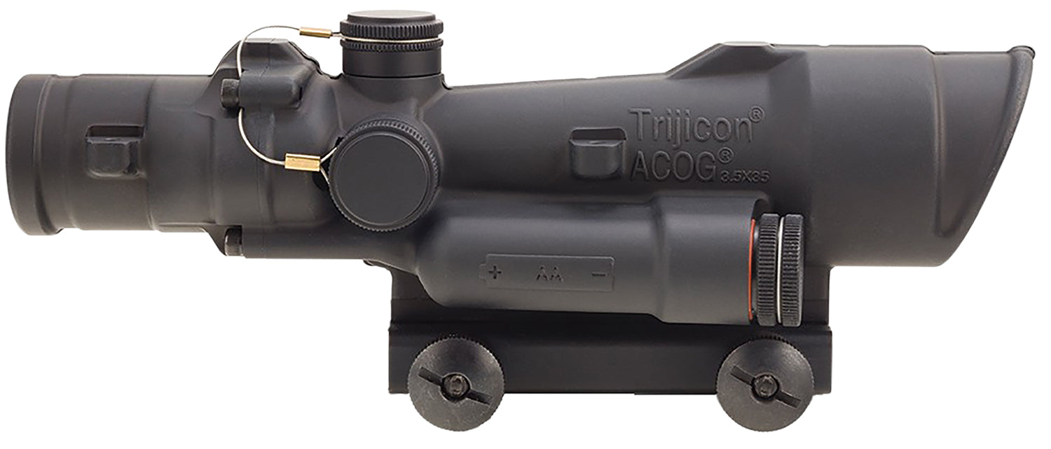 Trijicon 100496 ACOG  OD Green 3.5x, 35mm 30mm-35mm Tube Illuminated Green LED Crosshair .223/5.56 BDC Reticle