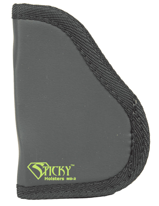 Sticky Holsters MD2 MD-2  Black/Green Latex Free Rubber Fits S&W Shield Ambidextrous