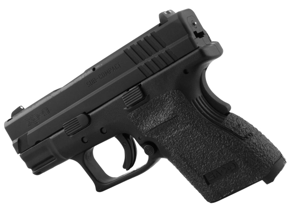 Talon Grips 203R Adhesive Grip  Textured Black Rubber for Springfield XD Subcompact 9,40