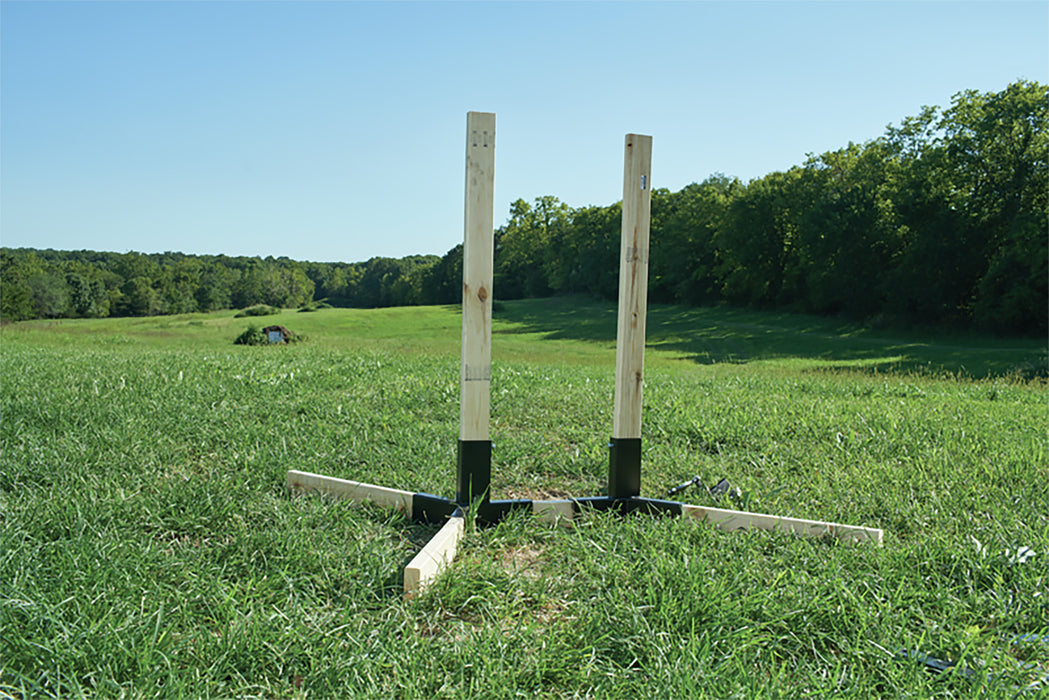 Champion Targets 44106 Tripod Bracket  Gray Standing Steel For Center Mass AR500 Steel Targets