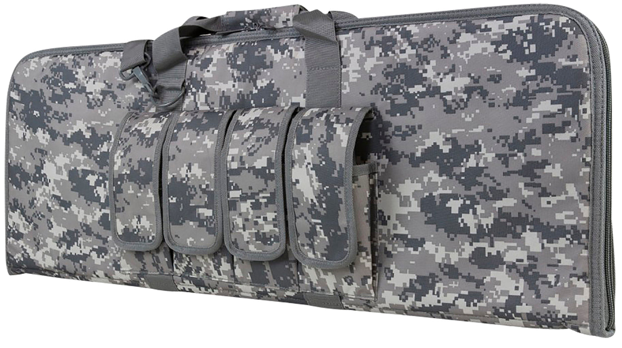 NcStar CVCP2960D36 VISM Carbine Case Digital Camouflage PVC Nylon w/ Lockable Zippers Pockets & Padded Carry Handle