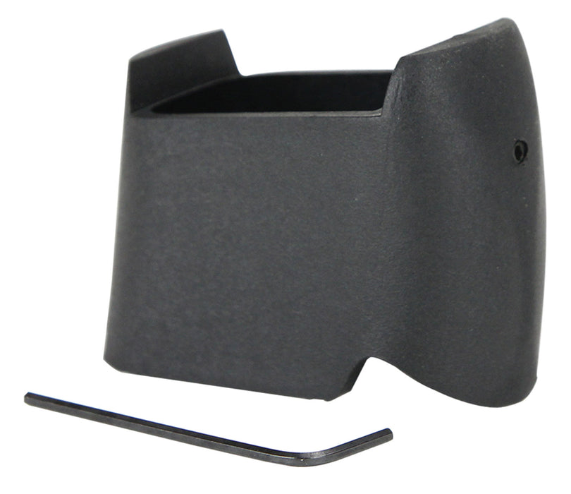 Pachmayr 03851 Mag Sleeve  Compatible w/Glock 17/22 Mags To Fit Glock 26/27 Models, Black Polymer