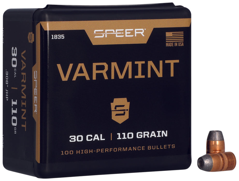 Speer 1835 Varmint  30 Cal .308 110 gr Jacket Hollow Point 100 Per Box/ 5 Case