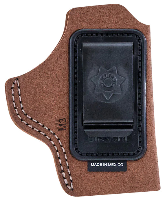 Bianchi 10380 6C  IWB Tan Leather Belt Clip Fits 2" Barrels/Ruger/Colt Charter Arms Right Hand