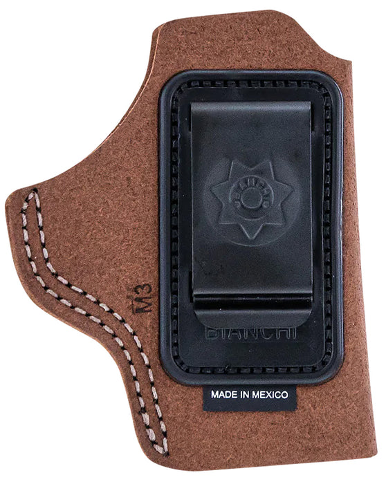 Bianchi 10381 6C  IWB Tan Leather Belt Clip Fits 2" Barrels Ruger/Colt/Charter Arms Left Hand