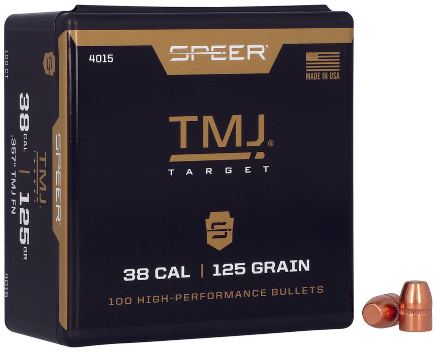 Speer 4015 Handgun  38 Cal .357 125 gr Total Metal Jacket 100 Per Box/ 5 Case