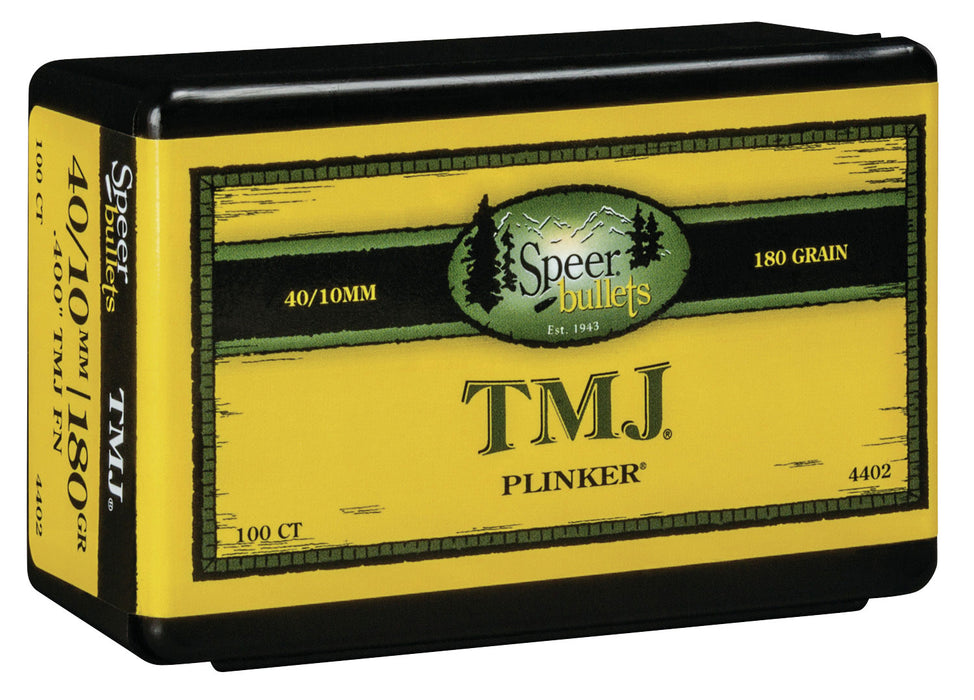 Speer 4402 TMJ  40 Cal .400 180 gr Total Metal Jacket 100 Per Box/ 5 Case