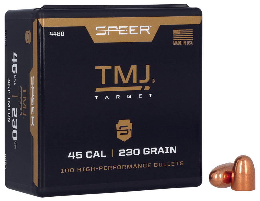 Speer 4480 TMJ  45 Cal .451 230 gr Total Metal Jacket 100 Per Box/ 5 Case