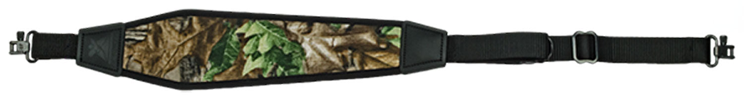 GrovTec US Inc GTSL66 GT  made of Realtree Xtra Green Nylon with 48" OAL, 1" W, Adjustable Design & Swivels for Rifle/Shotgun