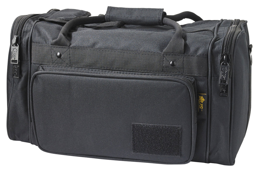 US PeaceKeeper P21115 Medium Range Bag Water Resistant Black 600D Polyester with Pockets, Removable Gun Rug, & Wraparound Handles 18" L x 10" H x 10" D Exterior Dimensions