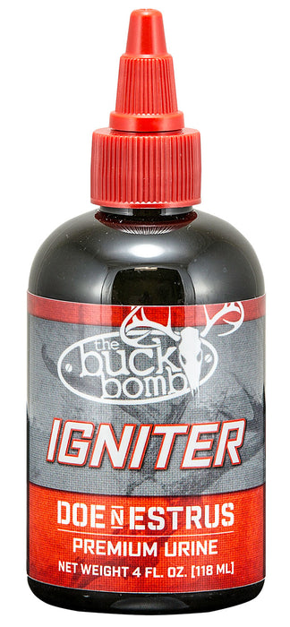 The Buck Bomb 200008 Igniter  Deer Attractant Doe In Estrus Scent 4 oz Squeeze Bottle