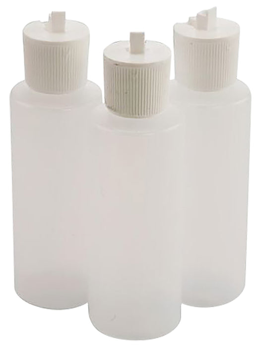 Tipton 197624 Flip Top Solvent Bottles 4 oz Plastic 3 Per Pkg