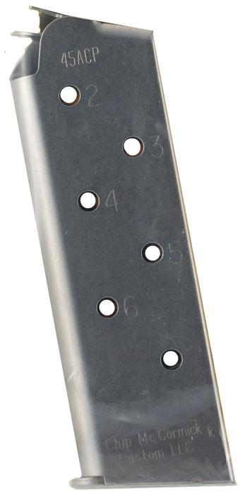 CMC Products 14120 Match Grade  7rd 45 ACP Fits 1911 Officer Stainless Steel