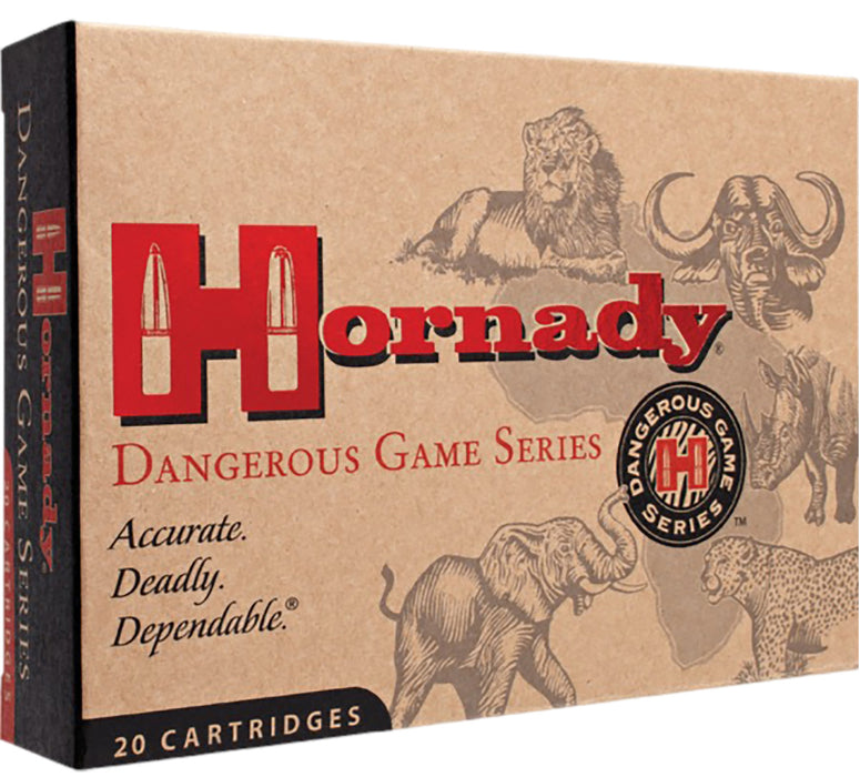 Hornady 8265 Dangerous Game  416 Rigby 400 gr 2415 fps Dangerous Game Solid (DGS) 20 Bx/6 Cs