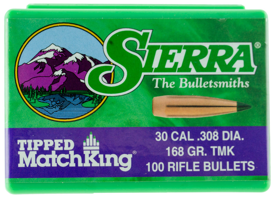 Sierra 7768 Tipped MatchKing  30 Cal .308 168 gr Tipped MatchKing/ 100 Per Box