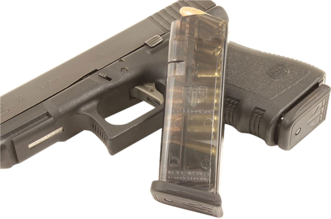 ETS Group GLK1910 Pistol Mags  10rd 9mm Luger Compatible w/ Glock 26/19 Gen1-5 Clear Polymer