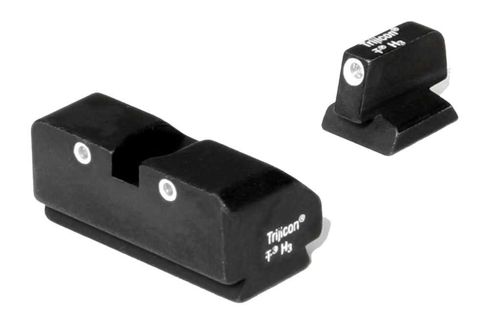 Trijicon 600188 Bright & Tough Night Sights  Green/Tritium White Outline Front Sight-Green/Tritium White Outline Rear Sight Desert Eagle