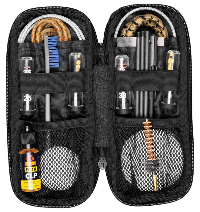 Otis FG9015569 Defender Cleaning Kit Multi-Caliber Handgun/Rifle/13 Pieces Black Nylon Case