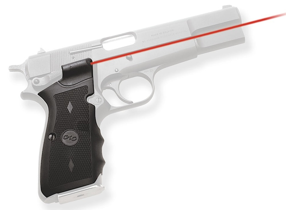 Crimson Trace 011170 LG-309 Lasergrips  Black Red Laser Browning Hi-Power