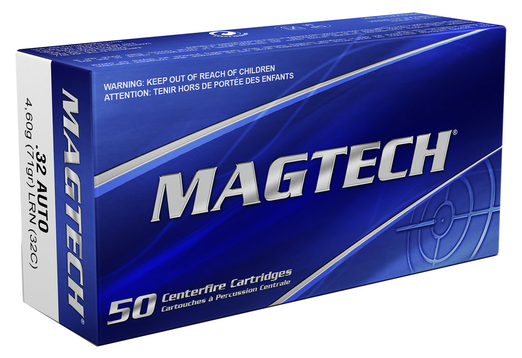 Magtech 32C Range/Training  32ACP 71gr Lead Round Nose 50 Per Box/20 Case