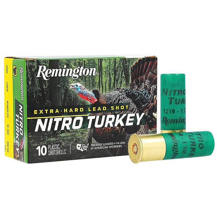 Remington Ammunition 26693 Nitro Turkey  12 Gauge 3" 1 7/8 oz 1210 fps 4 Shot 10 Bx/10 Cs