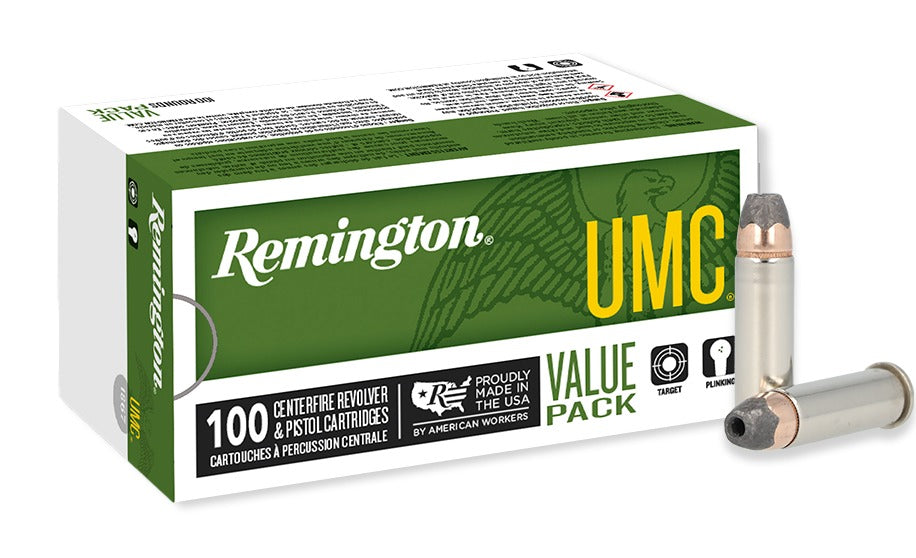 Remington Ammunition 23771 UMC Value Pack 38Special+P 125gr Jacket Hollow Point 100 Per Box/6 Case