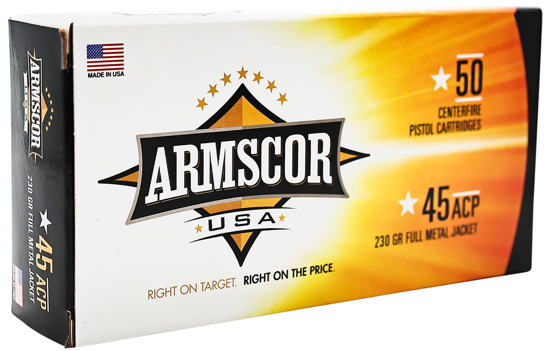 Armscor FAC4512N USA 45 ACP 230 gr Full Metal Jacket (FMJ) 50 Per Box/20 Cs