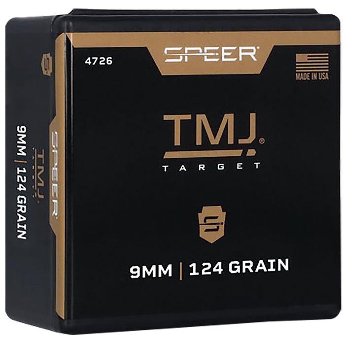 Speer 4726 TMJ Value Pack 9mm .355 124 gr Total Metal Jacket 600 Per Box/ 1 Case