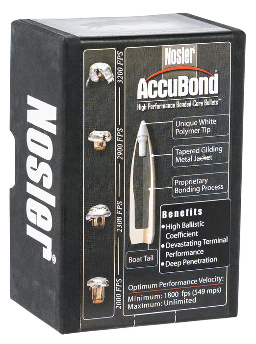 Nosler 54825 AccuBond  30 Cal .308 180 gr Spitzer Point/ 50 Per Box