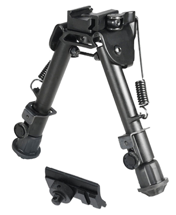 UTG TL-BP78Q Tactical OP Bipod Black 5.9-7.3" Metal Quick Detach