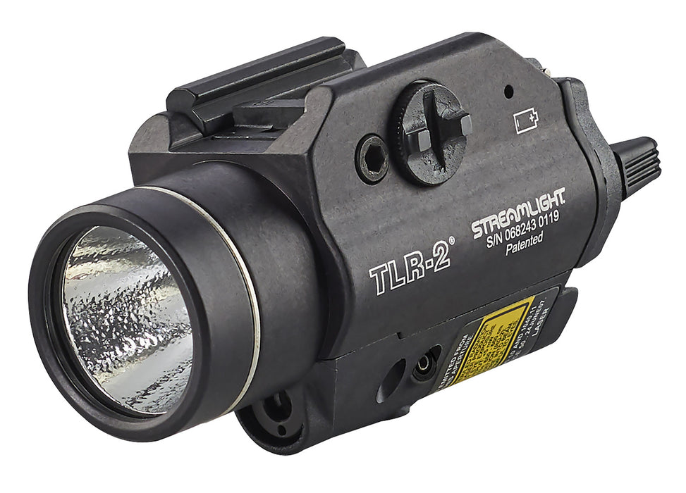 Streamlight 69120 TLR-2 Gun Light  Black Anodized 300 Lumens White C4 LED/Red Laser