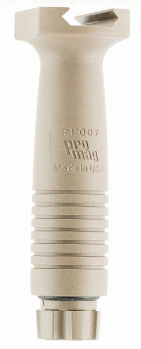 ProMag PM007FDE Vertical Foregrip Swiss Pattern AR-15, M16 Flat Dark Earth Polymer