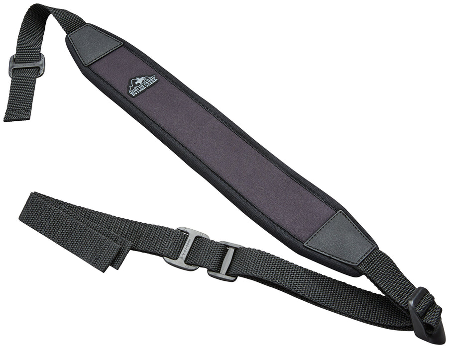 Butler Creek 80073 Easy Rider Rifle Sling Black Neoprene w/Sharkskin Back 48" OAL 2.5" Wide Adjustable Design