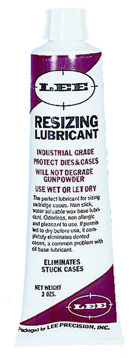 Lee Precision 90006 Resizing Lubricant 2 oz Tube 2 OZ Tube