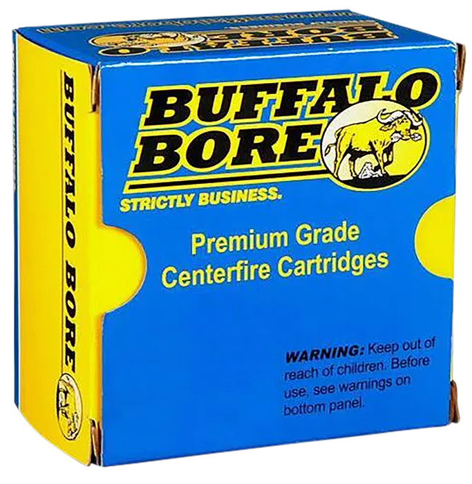 Buffalo Bore Ammunition 13B20 Heavy  480 Ruger 370 gr 1000 fps Lead Flat Nose (LFN) 20 Bx/12 Cs