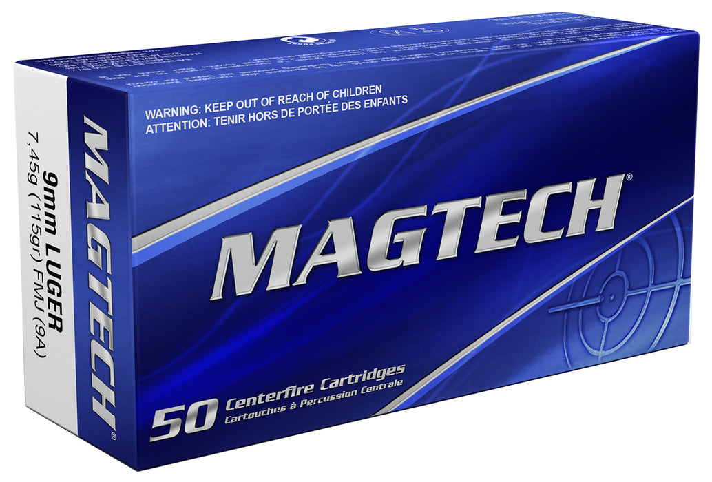 Magtech 9A Range/Training 9mmLuger 115gr Full Metal Jacket