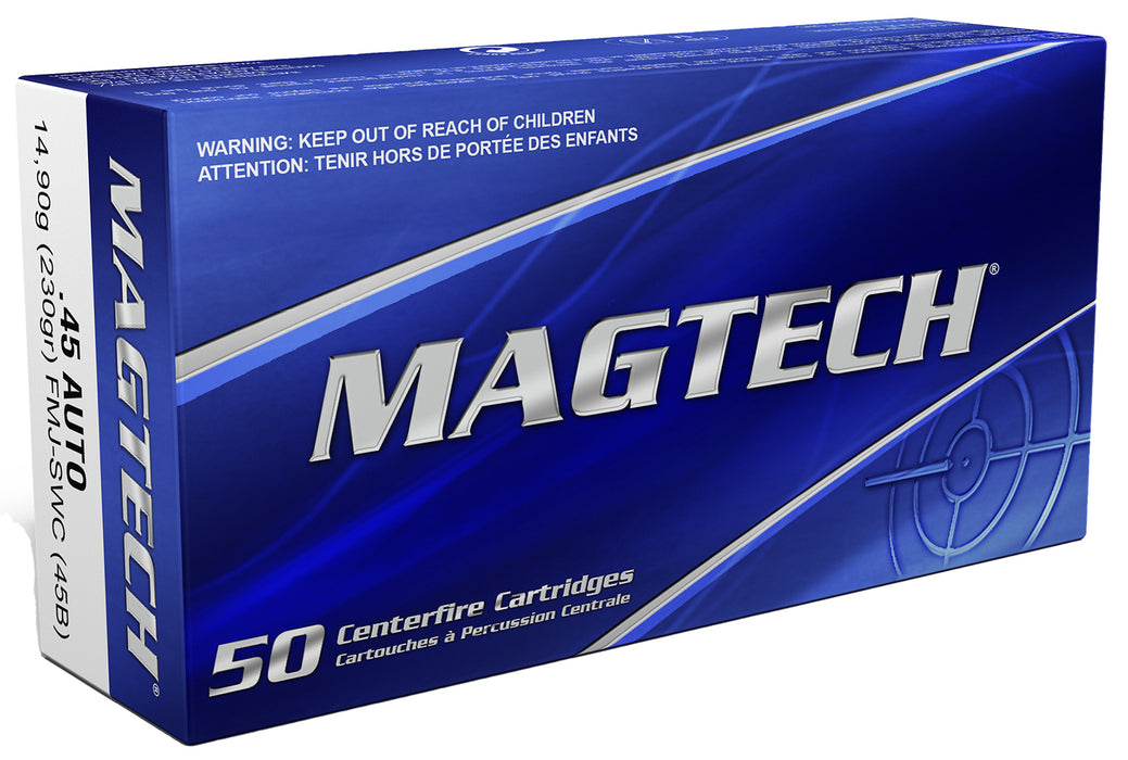 Magtech 45B Range/Training  45ACP 230gr Full Metal Jacket Semi Wadcutter 50 Per Box/20 Case