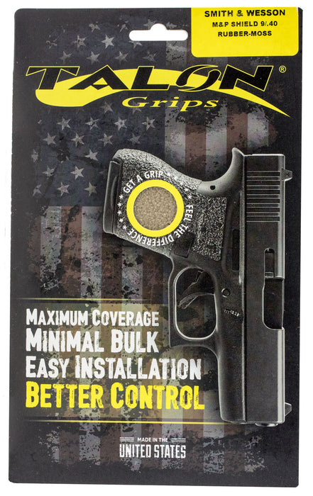 Talon Grips 705M Adhesive Grip  Textured Moss Rubber for S&W M&P Shield 9,40