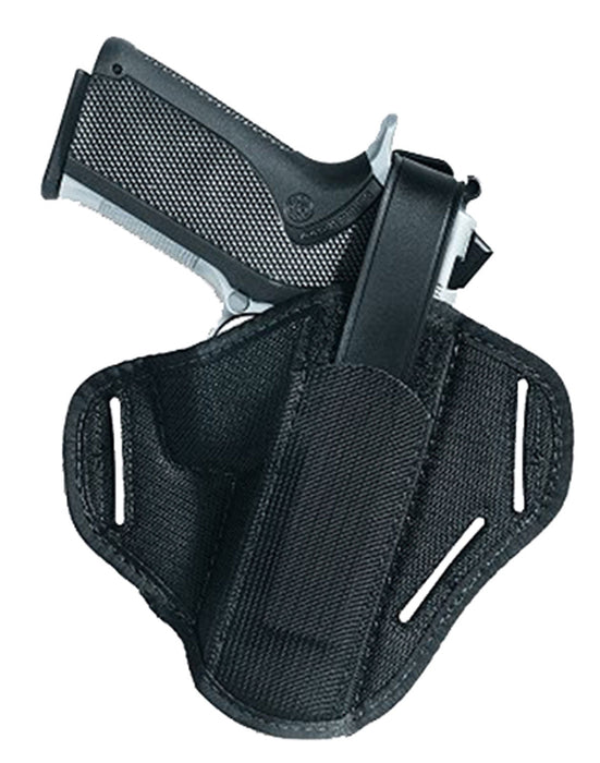 Uncle Mike's 86000 Super  OWB Size 0 Black Kodra Nylon Belt Slide Fits Sm/Med DA Revolver Fits 2-3" Barrel Ambidextrous