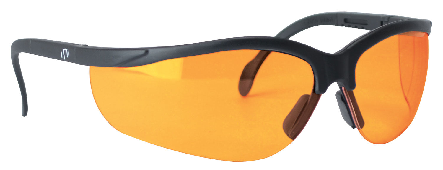 Walker's GWPAMBLSG Sport Glasses  Adult Amber Lens Polycarbonate Black Frame