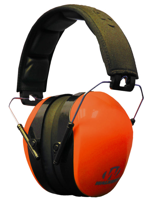 Walker's GWPDCPMBO Advanced Protection Passive Muff 26 dB Over the Head Blaze Orange/Black Polymer