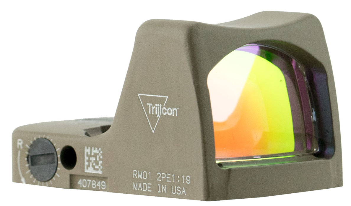 Trijicon 700624 RMR Type 2 Flat Dark Earth Cerakote 22x16mm 3.25 MOA Illuminated Red LED Dot Reticle